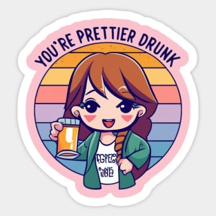 Drink Up Sticker